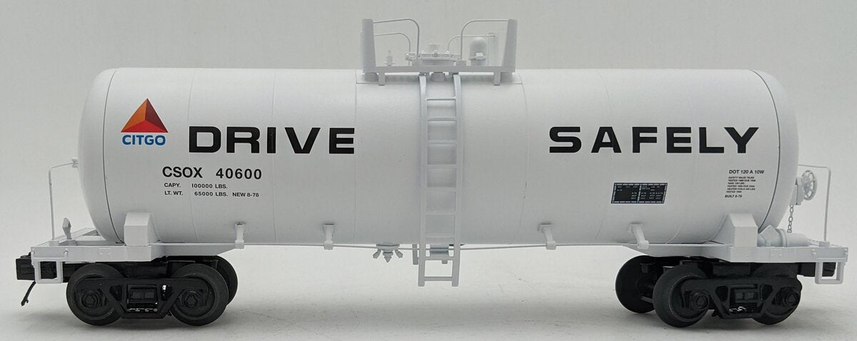 Atlas 3001873-1 O CSOX Citgo Drive Safely 40' Tank Car #40600 LN/Box