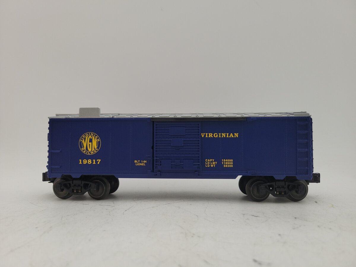 Lionel 6-19817 O Gauge Virginian Operating Ice Car EX/Box