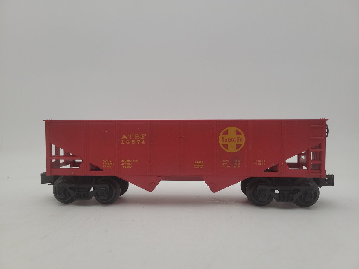 Lionel 6-26419 O Gauge Santa Fe Hopper #16574 VG/Box