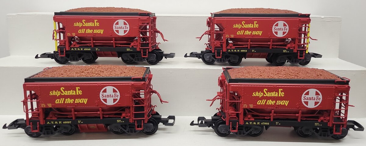LGB 45040 G Scale Santa Fe Ore Cars (Set of 4) EX
