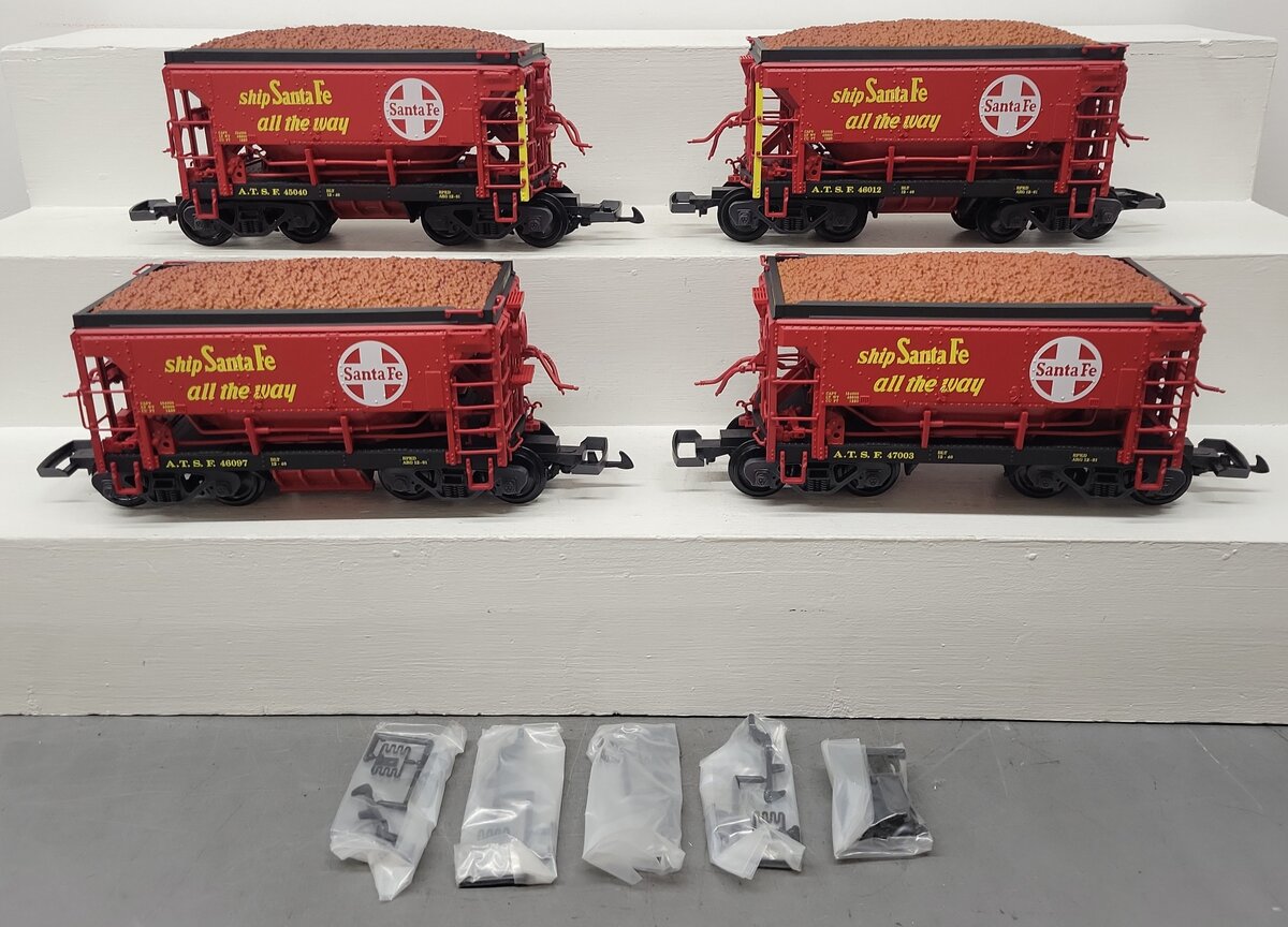 LGB 45040 G Scale Santa Fe Ore Cars (Set of 4) EX