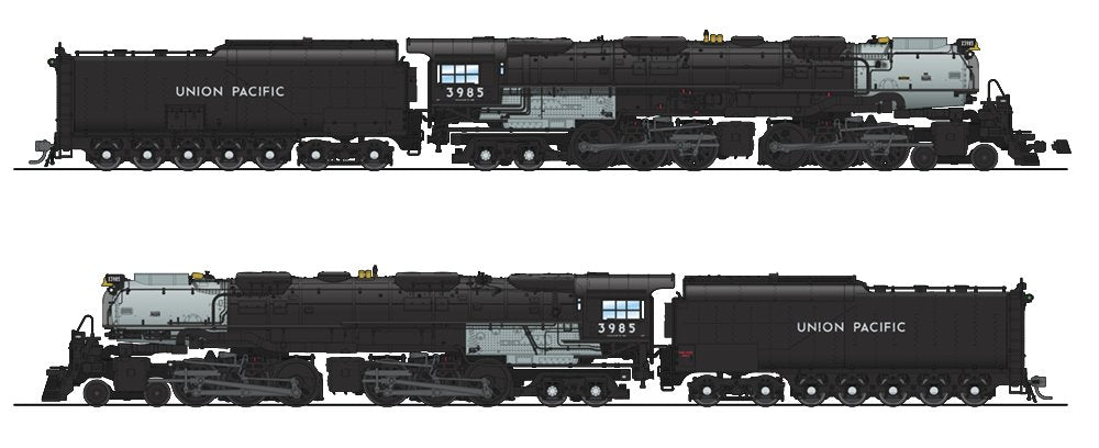 Broadway Limited 4985 HO Union Pacific 4-6-6-4 Challenger Locomotive #3985