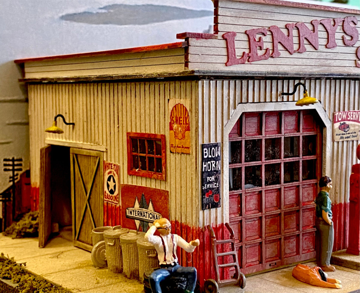 Bar Mills 0382 HO Lenny's Truck Service Building Kit