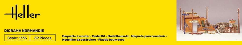 Heller 81250 1:35 Diorama Normandie Building Kit