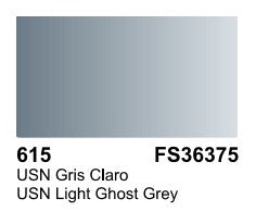 Vallejo Paint 70615 USN Light Ghost Grey Acrylic Surface Primer - 17 ml. Bottle