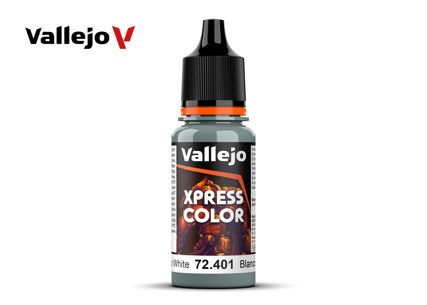 Vallejo Paint 72401 Xpress Color Templar White - 18 ml Paint Bottle