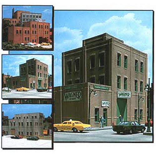 DPM 36200 HO Scale Designer Bulk Pack Rectangular Window Industrial Building Kit