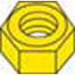 Woodland Scenics H881 Hob-Bits 00-90 Hex Nuts (Pack fo 5)