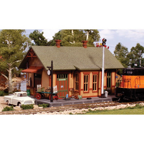 Woodland Scenics PF5187 HO Woodland Station Building Kit