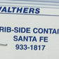 Walthers 933-1817 HO Santa Fe 48' Rib-Side Container