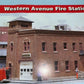 Walthers 933-3037 HO Scale Western Avenue Fire Station Kit