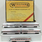 Williams 2601 O Scale Santa Fe 5-Car Aluminum Passenger Cars (Set of 5) EX/Box