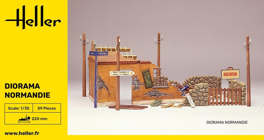 Heller 81250 1:35 Diorama Normandie Building Kit