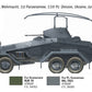 Italeri 97032 1:72 Sd. Kfz. 232 6 Rad. Military Vehicle Plastic Model Kit