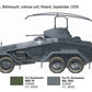 Italeri 97032 1:72 Sd. Kfz. 232 6 Rad. Military Vehicle Plastic Model Kit