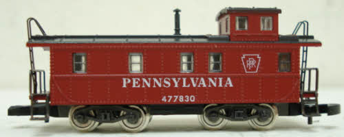 Marklin 8882 Z Pennsylvania Steam Locomotive & Caboose Set LN/Box