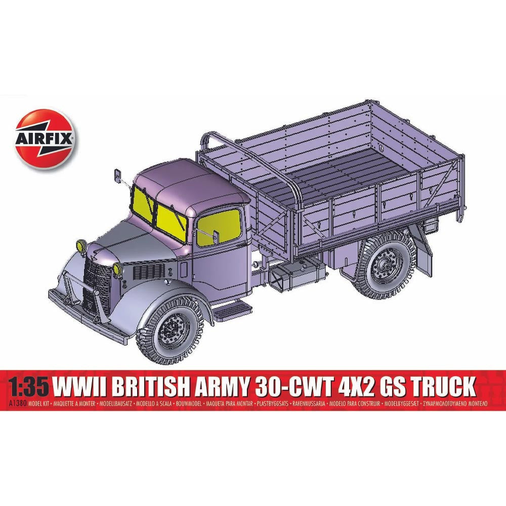 Airfix Products A1380 1:35 WWII British Army 30-cwt 4x2 GS Truck Model Kit