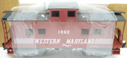 Weaver U2909 O Gauge Western Maryland Caboose Car #1892 (3-Rail) LN/Box