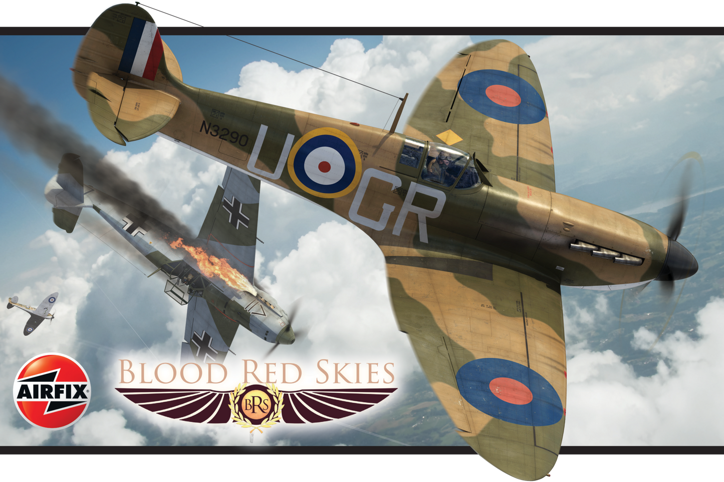 Airfix Products A1500 1:72 Blood Red Skies Battle of Britain Military Plane Kit