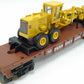 Lionel 6-16934 O Gauge Pennsylvania Flatcar w/Ertl Road Grader LN