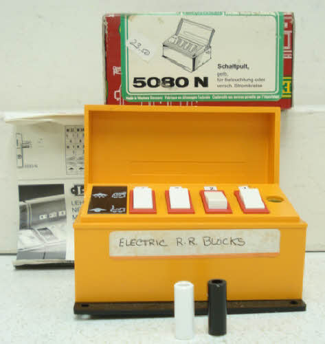 LGB 5080 G Scale 4 Circuit On-Off Switch Controller Box with Box LN/Box