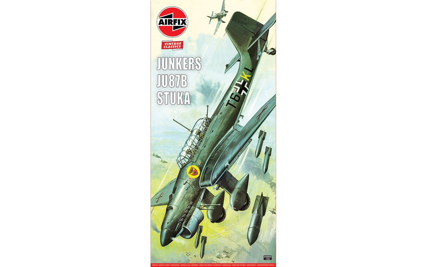 Junkers Ju87B Stuka Military Aircraft Plane Model Kit