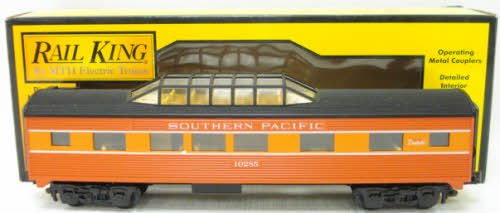 MTH 30-6061 O Gauge Southern Pacific O27 Streamlined Vista Dome Car LN/Box