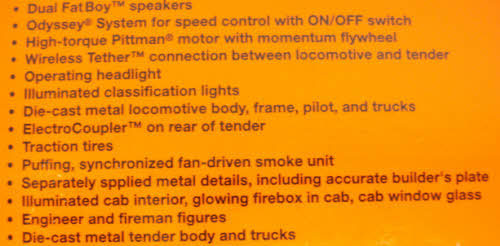 Lionel 6-38094 O Gauge Milwaukee Road Hiawatha 4-4-2 Steam Loco & Tender #3 MT/Box