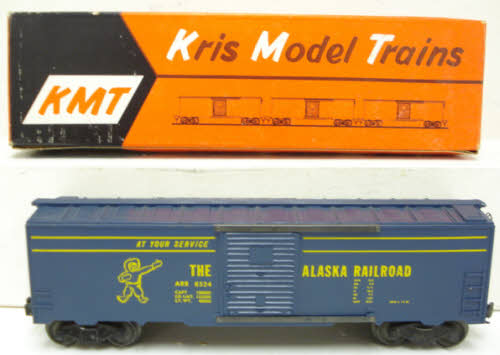 KMT 8524 O Gauge Alaska Railroad Boxcar #8524 LN/Box