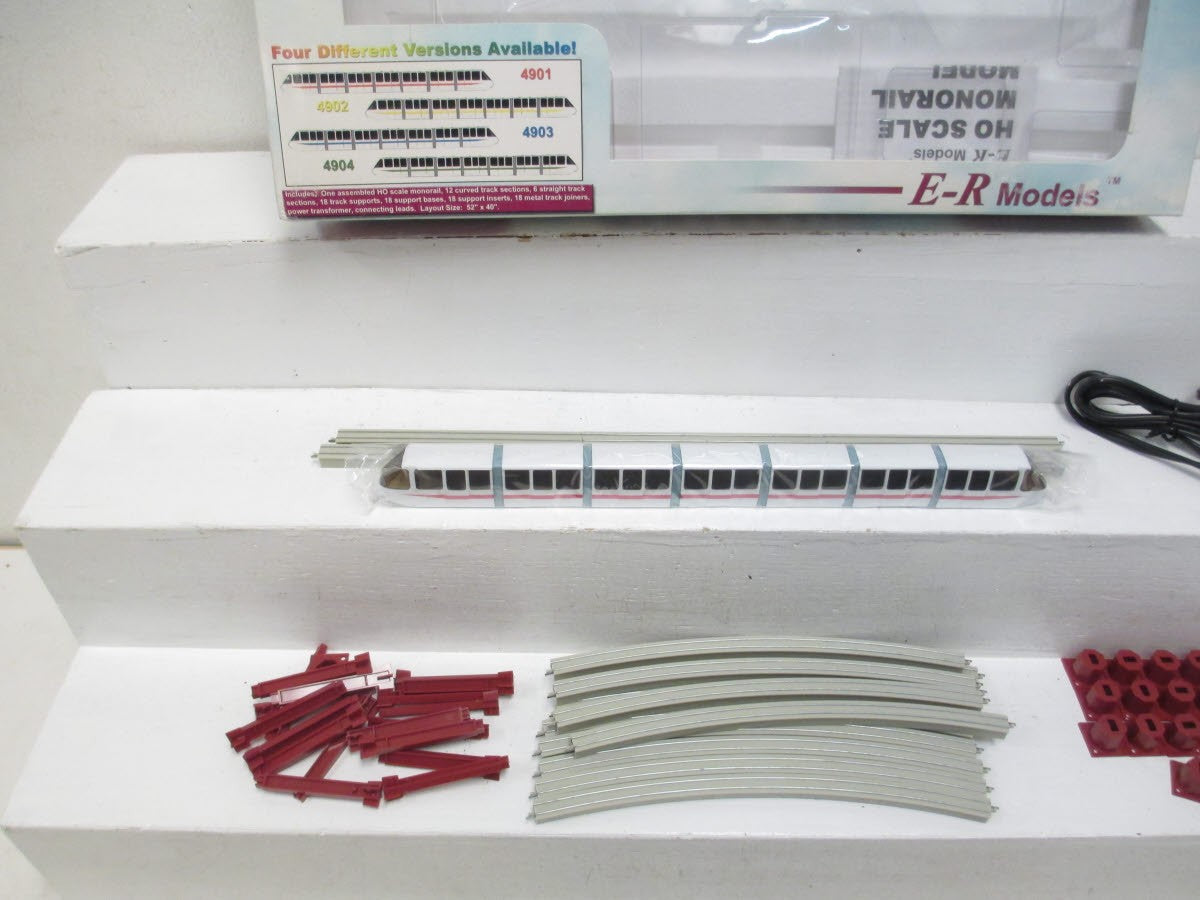 E-R Models 040-4901 Monorail HO Gauge Electric Train Set LN/Box