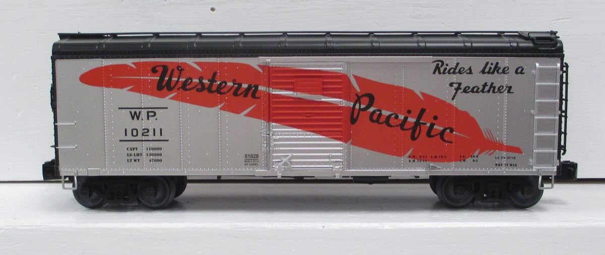 Lionel 6-81829 Western Pacific Single Door Round Roof Boxcar #10211