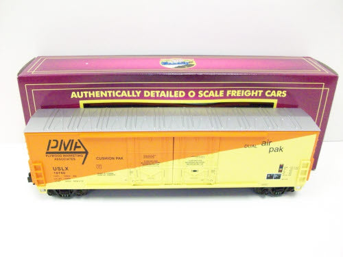 MTH 20-93109 Plywood 50‘ Double Door Plugged Boxcar #10740 LN/Box