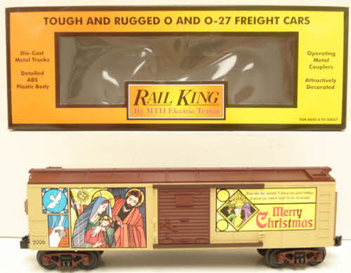 MTH 30-74357 O Gauge 2006 Christmas Box Car LN/Box
