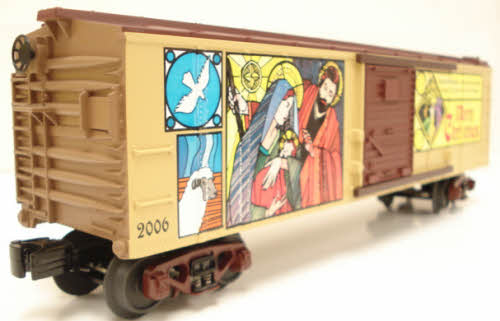 MTH 30-74357 O Gauge 2006 Christmas Box Car LN/Box