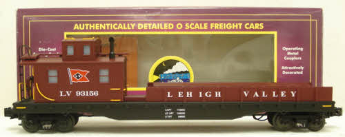 MTH 20-98223 O Gauge Lehigh Valley Crane Tender #93156 LN/Box