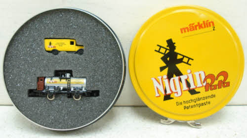 Marklin 1997 Z Scale 1997 Marklin Museum Papa Nigrin Tank & Van NIB