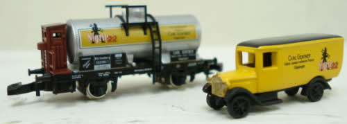 Marklin 1997 Z Scale 1997 Marklin Museum Papa Nigrin Tank & Van NIB