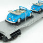 MTH 30-8311 O Gauge Western Pacific Flatcar w/ 2 Convertible VW Beetles LN/Box
