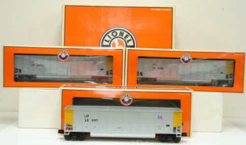 Lionel 6-17447 O Gauge Union Pacific Bathtub Gondolas (Set of 3) LN/Box