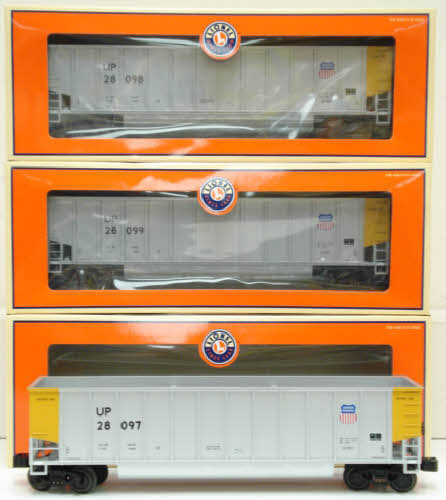 Lionel 6-17447 O Gauge Union Pacific Bathtub Gondolas (Set of 3) LN/Box