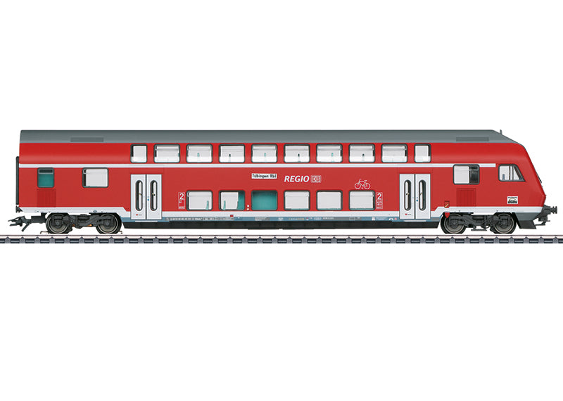 Marklin 43569 HO German Railroad Inc. 2nd Class Bi-Level Cab Control Car