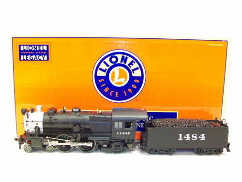Lionel 6-11117 O AT&SF 4-4-2 Atlantic Steam Locomotive & Tender #1484 LN/Box