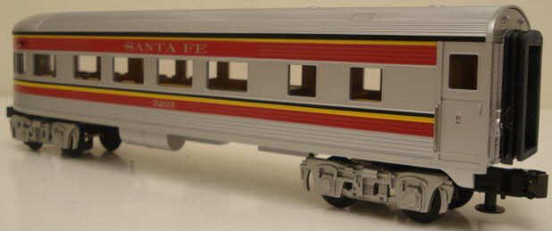 MTH 30-6120 O Santa Fe Streamlined Passenger Set (Set of 4) EX/Box