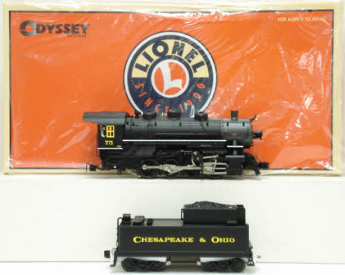 Lionel 6-28081 O Chesapeake & Ohio 0-8-0 Steam Locomotive & Tender #75 w/TMCC LN/Box