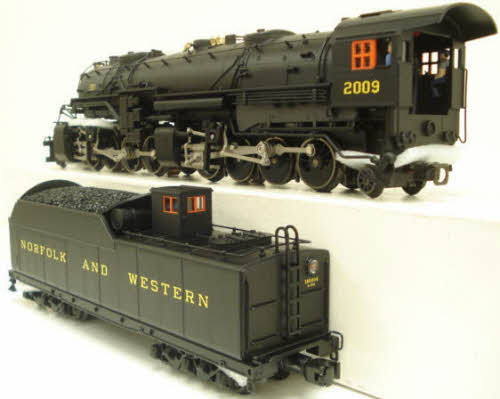 Lionel 6-38083 N&W 2-8-8-2 Y-3 Steam Locomotive & Tender #2009 with TMCC LN/Box