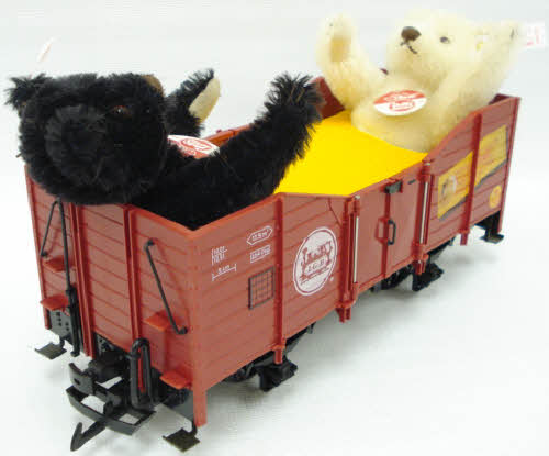 LGB 41220 G Gauge Gondola with 2 Steiff Bears LN/Box