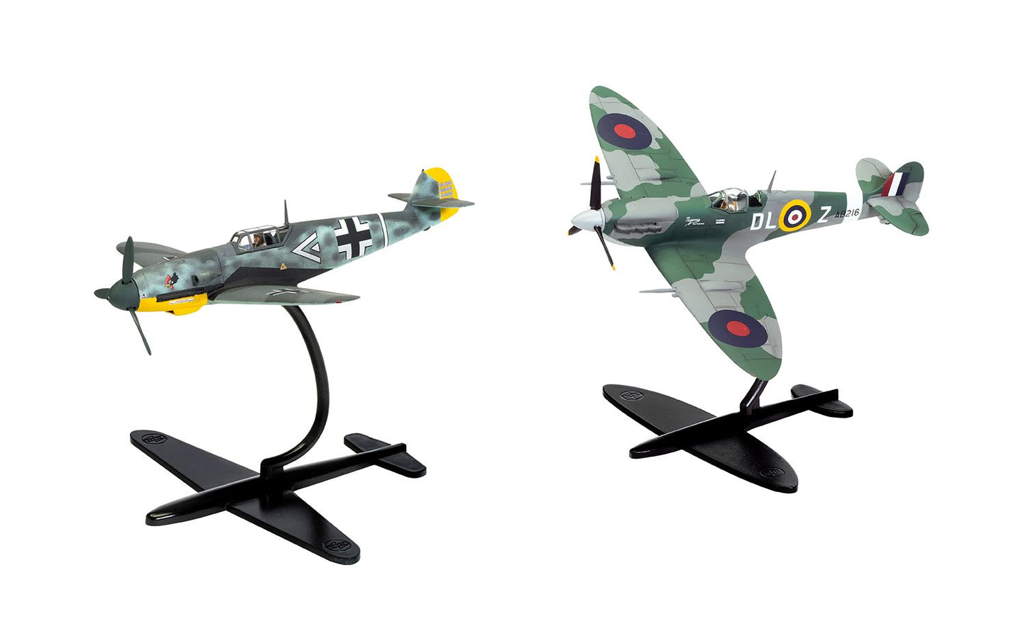 Airfix Products A50194 1:72 Supermarine Spitfire Mk.Vc/Bf109F-4 Dogfight Double