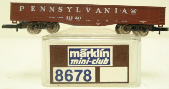 Marklin 8678 Z Scale Pennsylvania Gondola Car #345231 LN/Box