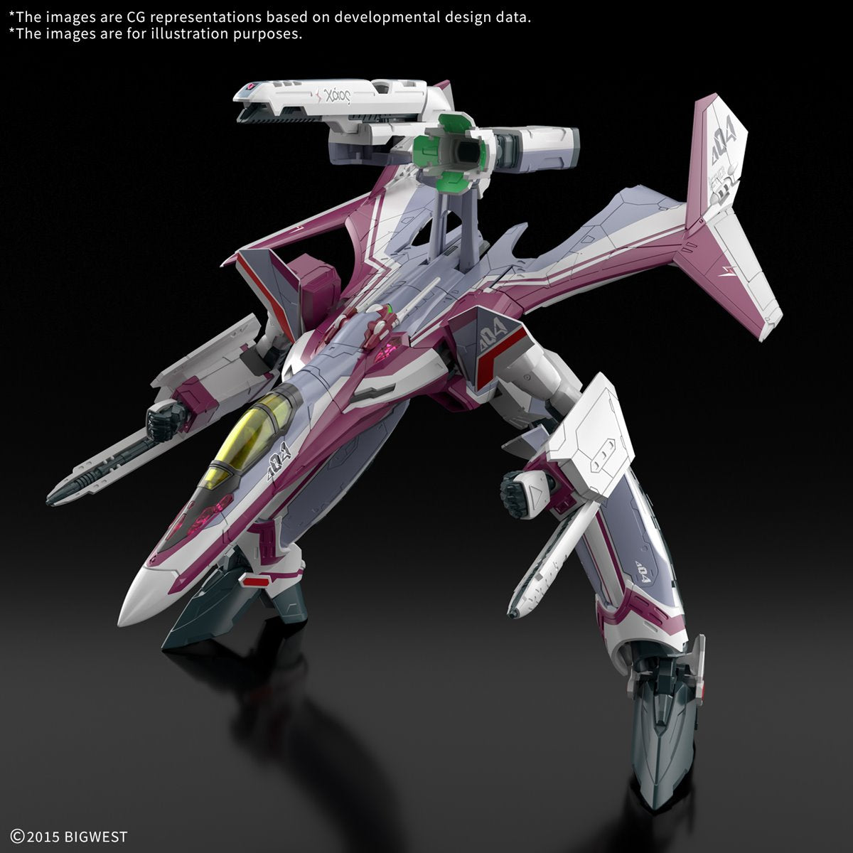 Bandai 2826481 1:100 HG Macross Delta VF-31C Siegfried Plastic Model Kit