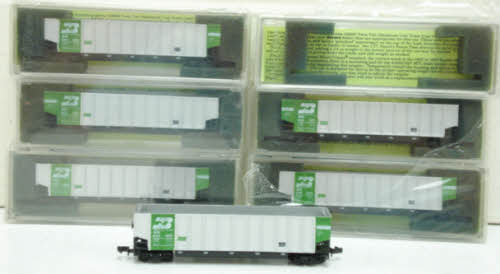Deluxe Innovations 12040 6 Burlington Northern Gondola Cars MT/Box